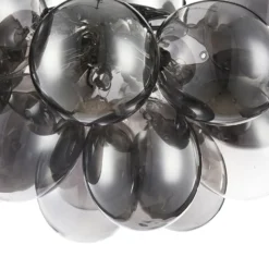 Maytoni Balbo Deckenleuchte Glas nickel/rauch