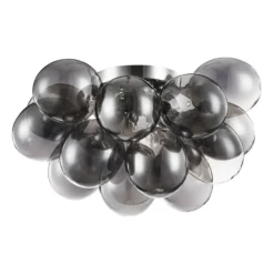 Maytoni Balbo Deckenleuchte Glas nickel/rauch