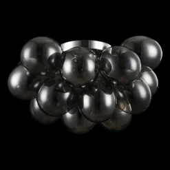 Maytoni Balbo Deckenleuchte Glas nickel/rauch