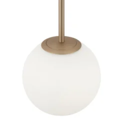 Maytoni Basic form Hängeleuchte, weiß/gold, 1-flg.
