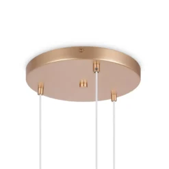Maytoni Basic form Hängeleuchte, weiß/gold, 3-flg.