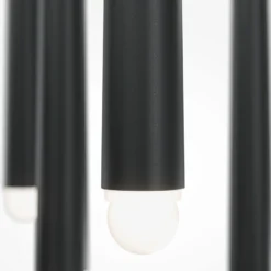Maytoni Cascade LED-Hängeleuchte, schwarz, 5-flammig