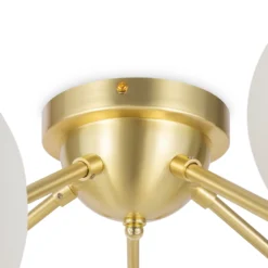 Maytoni Dallas Deckenlampe 20-flammig, Höhe 25 cm, gold
