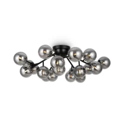 Maytoni Dallas Deckenlampe 20-flammig, Höhe 25 cm, schwarz