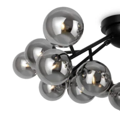 Maytoni Dallas Deckenlampe 20-flammig, Höhe 25 cm, schwarz