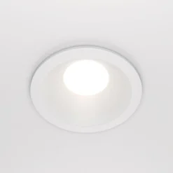 Maytoni Deckeneinbauleuchte Zoom weiß Ø 8,5 cm Alu IP65 GU10