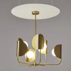 Maytoni Deckenleuchte Tropic, messing, 6-flg., Breite 78 cm