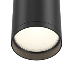 Maytoni Downlight Focus, schwarz, Ø 5,2 cm, Aluminium, GU10