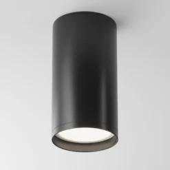 Maytoni Downlight Focus, schwarz, Ø 5,2 cm, Aluminium, GU10