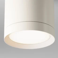 Maytoni Downlight Hoop, weiß, Höhe 10 cm, Ø 8,5 cm, Alu GX53