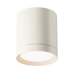 Maytoni Downlight Hoop, weiß, Höhe 10 cm, Ø 8,5 cm, Alu GX53