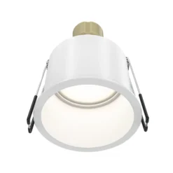 Maytoni Einbaudownlight Reif, weiß/weiß, Ø 6,8 cm, Aluminium