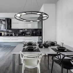 Maytoni Fad LED-Hängelampe drehbare Schirme ∅80cm