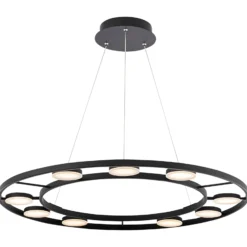 Maytoni Fad LED-Hängelampe drehbare Schirme ∅80cm