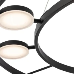Maytoni Fad LED-Hängelampe drehbare Schirme ∅80cm