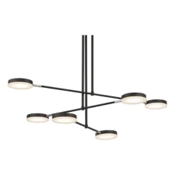 Maytoni Fad LED-Hängelampe drehbare Schirme 6-fl