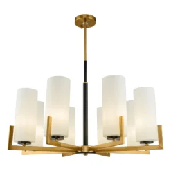 Maytoni Fortano Kronleuchter 8-flammig Glasschirme