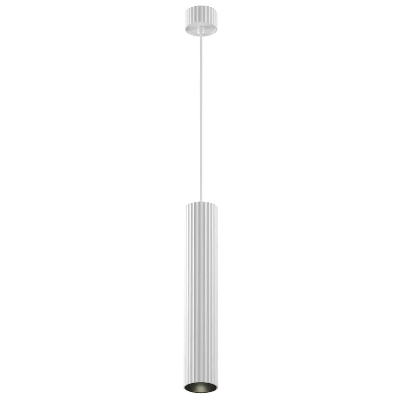 Maytoni Hängeleuchte Calipso, weiß, Ø 5,6cm, Aluminium, GU10