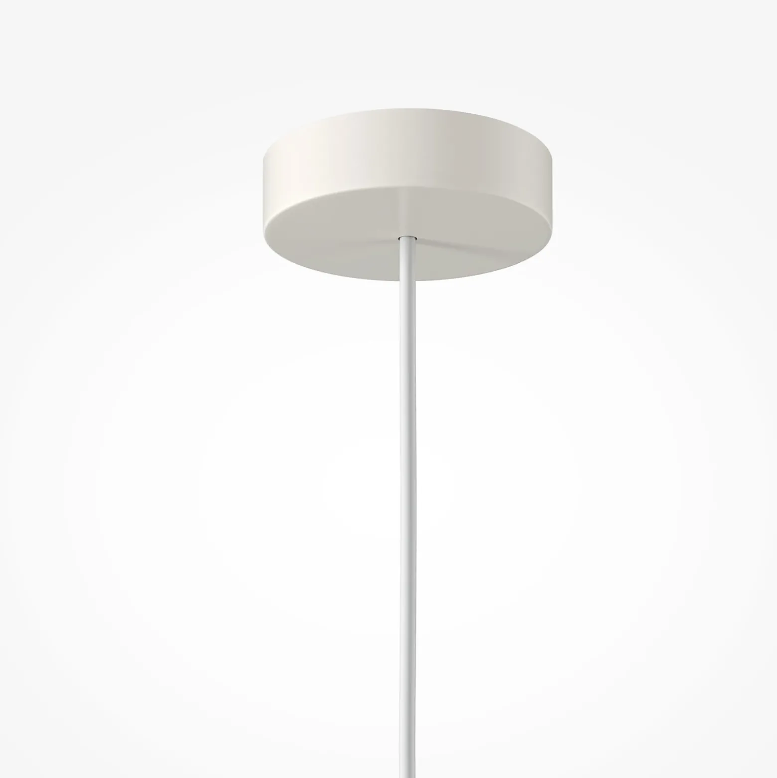Maytoni Hängeleuchte Kyoto, weiß, Ø 10 cm, Marmor, Glas