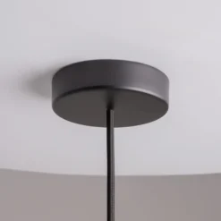 Maytoni Hängeleuchte Memory, schwarz, Ø 8 cm, Keramik, Glas