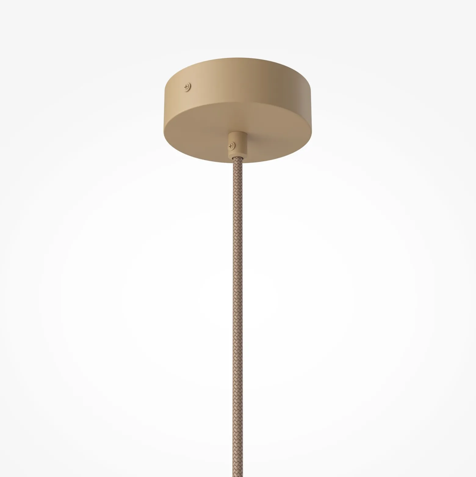 Maytoni Hängeleuchte Tavo, beige, Travertin/Glas, Ø 20 cm