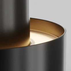 Maytoni LED-Deckenlampe Planet, schwarz, Ø 10 cm Alu 3.000 K
