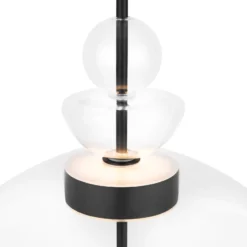 Maytoni LED-Hängeleuchte Bangkok, Ø 40 cm, klar, Glas