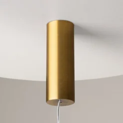 Maytoni LED-Hängeleuchte Cosmo, messing, Länge 98 cm, Glas