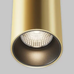 Maytoni LED-Hängeleuchte Efir, gold matt, Ø 10,5cm, 33W, 38°
