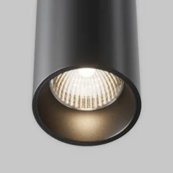 Maytoni LED-Hängeleuchte Efir, schwarz, Ø 9,5 cm, 25 W, 38°