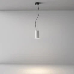 Maytoni LED-Hängeleuchte Efir, weiß, Ø 7,5 cm, 15 W, 38°