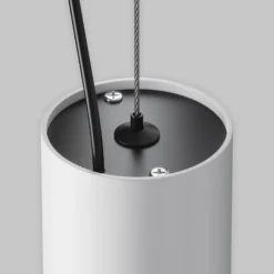 Maytoni LED-Hängeleuchte Efir, weiß, Ø 7,5 cm, 15 W, 38°