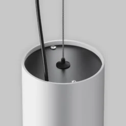 Maytoni LED-Hängeleuchte Efir, weiß, Ø 10,5 cm, 33 W, 38°
