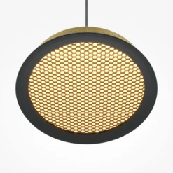 Maytoni LED-Hängeleuchte El, Ø 15,3 cm, gold, Aluminium