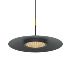 Maytoni LED-Hängeleuchte El, Ø 35 cm, schwarz, Aluminium