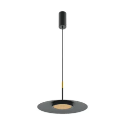 Maytoni LED-Hängeleuchte El, Ø 35 cm, schwarz, Aluminium