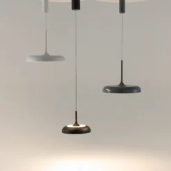 Maytoni LED-Hängeleuchte Gerhard, Ø 40 cm, grau, Metall