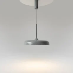 Maytoni LED-Hängeleuchte Gerhard, Ø 40 cm, grau, Metall