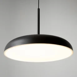 Maytoni LED-Hängeleuchte Gerhard, Ø 40 cm, schwarz, Metall