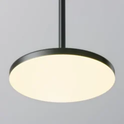 Maytoni LED-Hängeleuchte Plato, schwarz, Ø 18,5cm, Aluminium