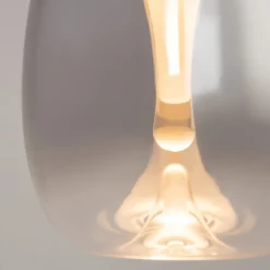 Maytoni LED-Hängeleuchte Splash, rauchgrau, Ø 20 cm, Glas