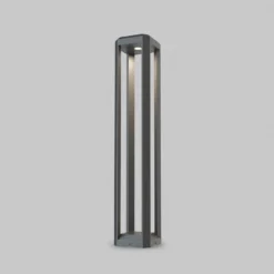 Maytoni LED-Wegeleuchte Royal Mile, grau, Höhe 80 cm, Alu