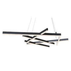 Maytoni Line LED-Hängeleuchte 3.000K schwarz