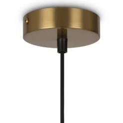 Maytoni Ring Hängeleuchte 2-flammig messing/weiß