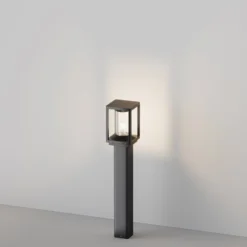Maytoni Wegeleuchte Cell, graphit, Alu, Höhe 75 cm, IP54