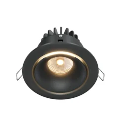 Maytoni Yin LED-Einbauleuchte, IP20, 3000K, Triac, schwarz