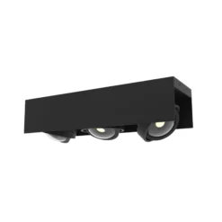 MEGATRON Cardano LED-Deckenspot 3-flammig schwarz