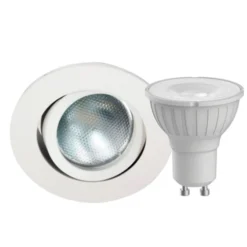 Megatron DecoclicSet LED-Einbauring GU10 4,2W weiß