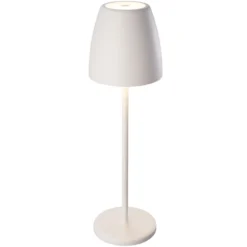 Megatron Tavola LED-Akku-Tischleuchte, weiß