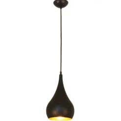 Menzel Solo Hängelampe Zwiebel braun-schwarz 16cm